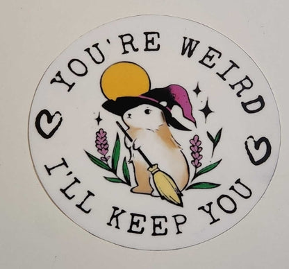 Witch Hamster Friendship - Sticker