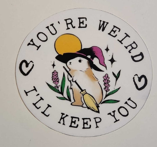 Witch Hamster Friendship - Sticker